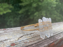 Load image into Gallery viewer, Clear quartz bangle
